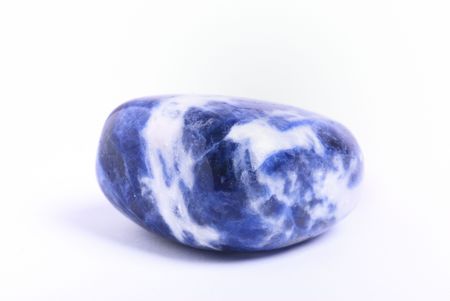 Sodalite - semiprecious gem used for jewels and also in esoteric and alternative medicine            の写真素材