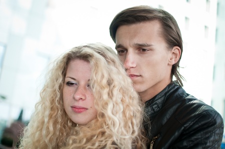 Love - young couple togetherの写真素材