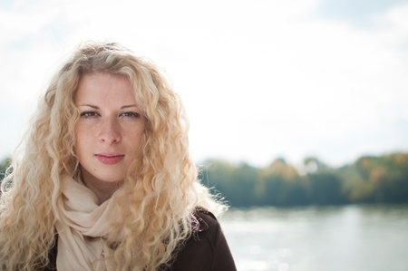 Outdoors woman portrait