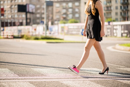 Walking streetの写真素材