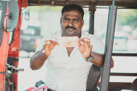 COLOMBO, SRI LANKA - APRIL 03, 2019: Street near the Pettah Market or Manning Market. Pettah Market located in the suburb of Pettah in Colombo, Sri Lankaのeditorial素材