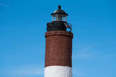 Bird Island in the Beagle Channel near the Ushuaia city. Ushuaia is the capital of Tierra del Fuego province in Argentina. Place full of birds and pinguin next to a lighthouse.の写真素材