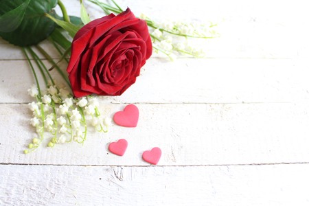 Heartfelt flower greeting