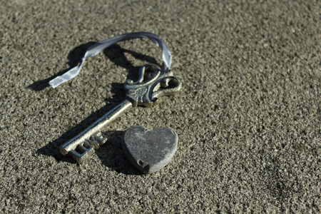 A heart of stoneの写真素材