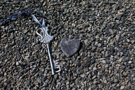 A heart of stoneの写真素材