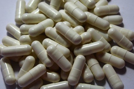 many healthy pillsの写真素材