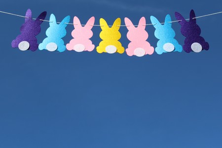 bunny garlandの写真素材