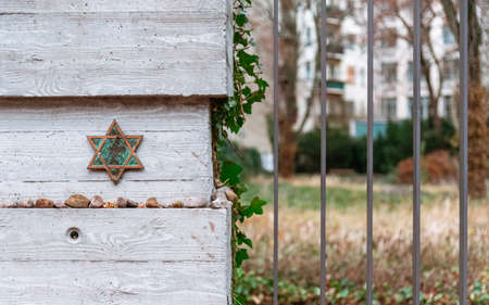 Memorial Jewish Cemetery in Berlinの写真素材