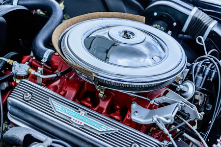 1950s white ford thunderbirdのeditorial素材