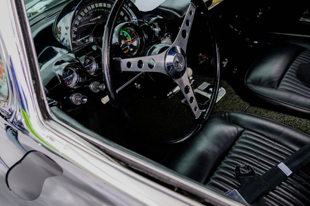 1962 black corvetteのeditorial素材