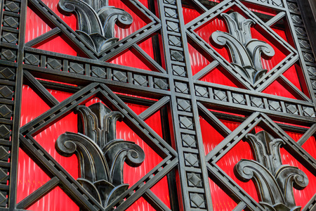 Historic building details in downtown Philadelphiaのeditorial素材