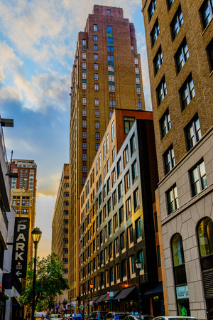 Partial skyline in downtown Philadelphiaのeditorial素材