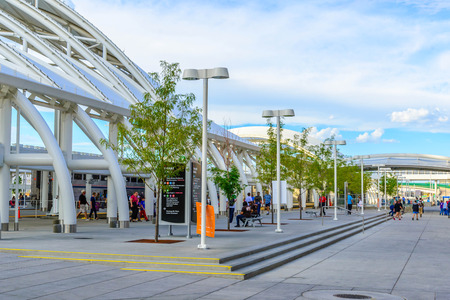New addition to historical Union Station in downtown Denver Coloradoのeditorial素材
