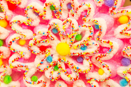 Christmas decorations, gingerbread frosted cookie decorationsの写真素材