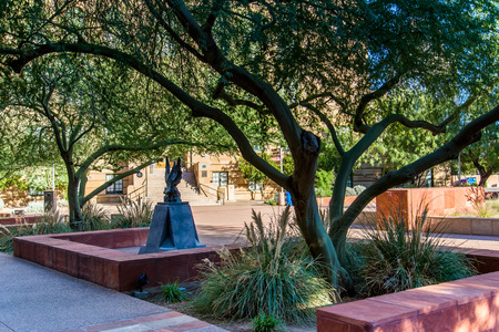 Urban streetscapes and buildings in downtown Phoenix, Arizonaのeditorial素材