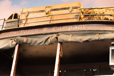 historic Wells Fargo carriage in downtown Phoenix, Arizonaのeditorial素材