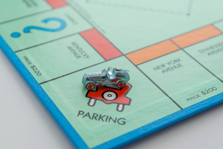 Monopoly board gameのeditorial素材