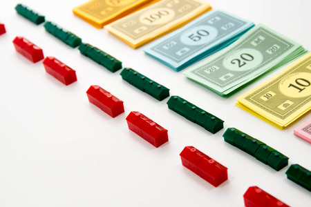 Monopoly board gameのeditorial素材