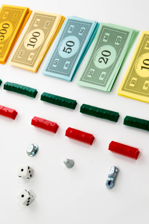 Monopoly board gameのeditorial素材