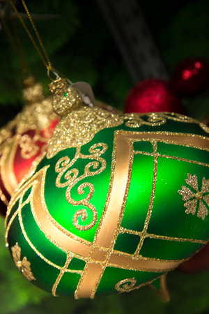Holiday decorations - ornamentの写真素材