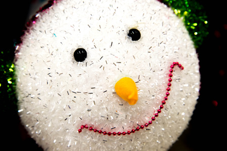 Holiday decorations - snowmanの写真素材