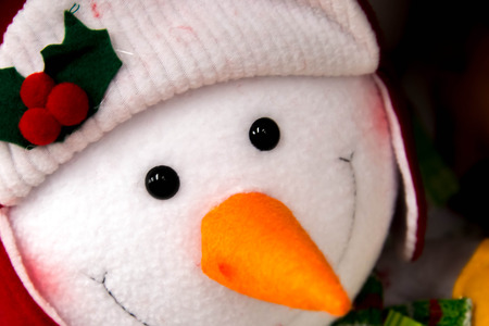 Holiday decorations - snowmanの写真素材