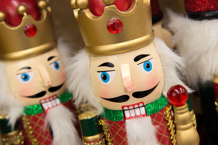 Holiday decorations - toy sodliersの写真素材