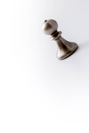 Classic chess game - a single pawn in isolationの写真素材