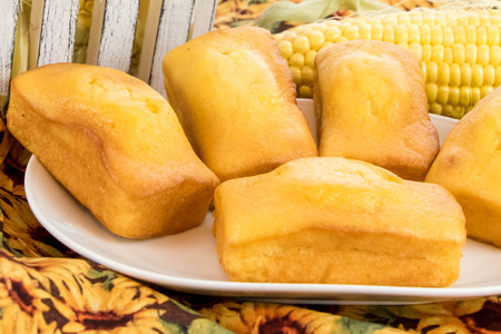 fresh oven baked loaf of cornbread