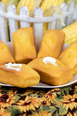 fresh oven baked loaf of cornbread