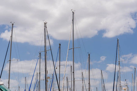 sailing a yacht in the open ocean