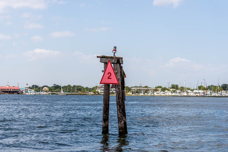 sailing a yacht in the open oceanの写真素材