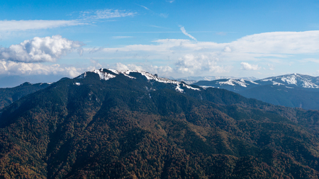 Mountain landscape, Carpathian Mountainsの写真素材