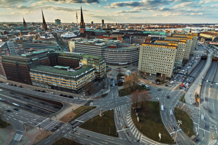 Hamburg Cityの写真素材