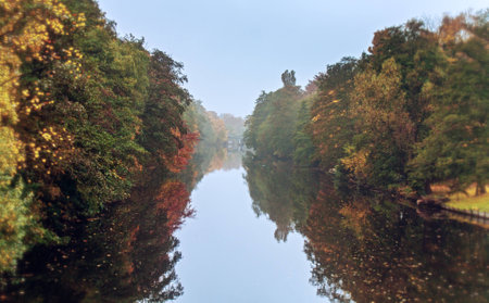 Autumn in Hamburgの写真素材
