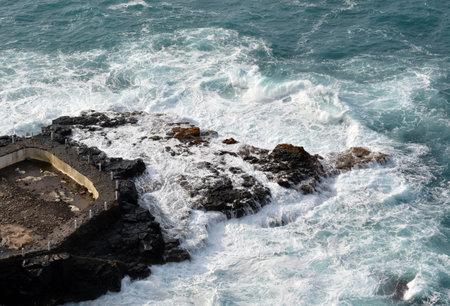 Coastline scene from Tenerife.Canary Islands. Spain.