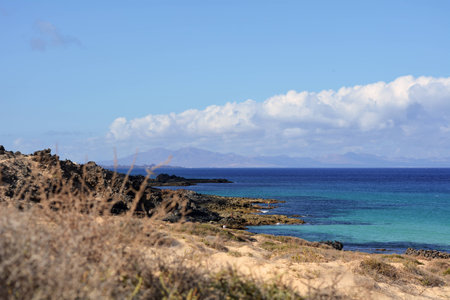 Landscape Dunes Of Corralejo, Fuerteventura, Canary Islands, Spain. Afternoon Shoot.