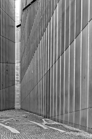 July 2015 - The Jewish Museum Berlin, Berlin, Germany: It is one of the largest Jewish Museums in Europe. It is designed by architect Daniel Libeskind.のeditorial素材