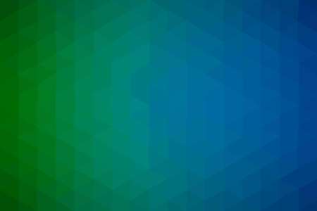 Abstract blue green vector background with triangles - illustrationの写真素材