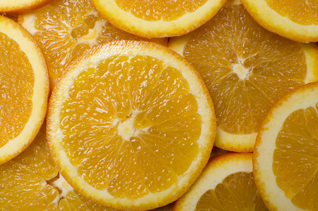 Sliced oranges