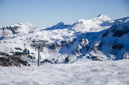 Snowy mountainsの写真素材