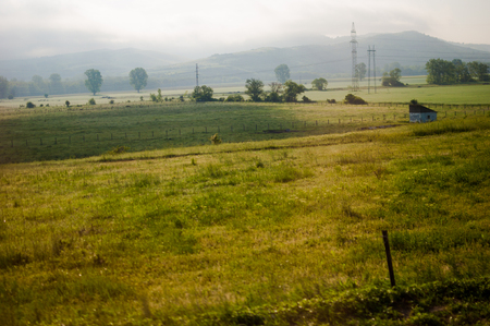 Field landscapeの写真素材
