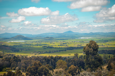 Mount Longonot seen from Eburru Hills, Naivashaの写真素材