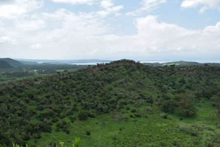 Scenic mountain landscapes against sky in Naivasha, Kenya