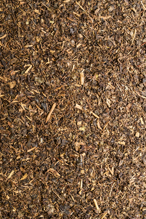 tea leaves that occupy the entire picture as a backgroundの写真素材