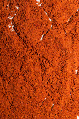 paprika grouped together to form a backgroundの写真素材