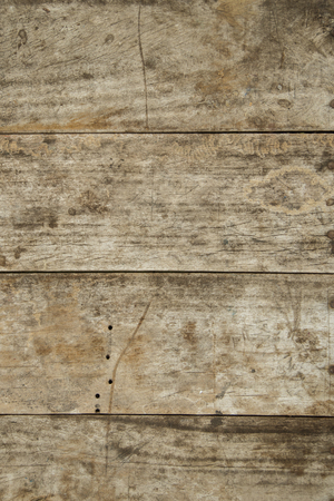 vintage background of old wooden tables with natural colorの写真素材