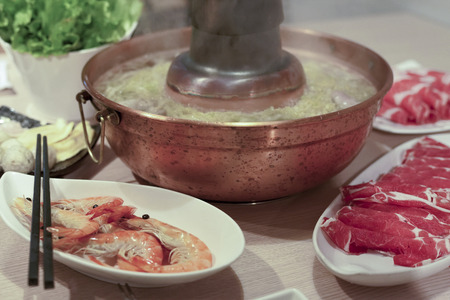 Taiwanese style traditional hot potの写真素材