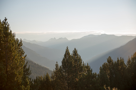 Sunhine in Casamanya, Andorraの写真素材