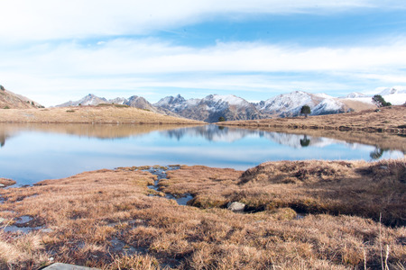 Autumn in Lake Querol, El Tarter, Canillo, Andorra.